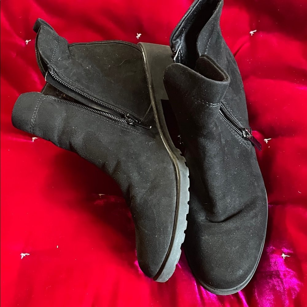 Kelly & Katie Black Ankle Booties